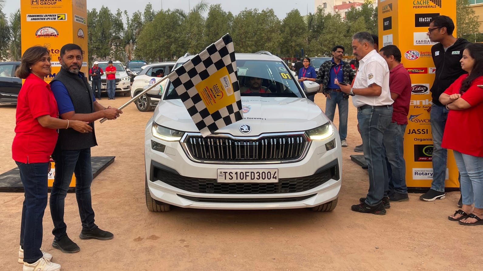 The Rotary Club of Hyderabad Deccan (RCHD) marked a milestone in community service with the inaugural "Deccan Accelerates for Charity" Time, Speed, and Distance Car Rally.