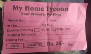 GHMC fines My Home Tycoon in Begumpet Rs.50,000 for charging parking fees