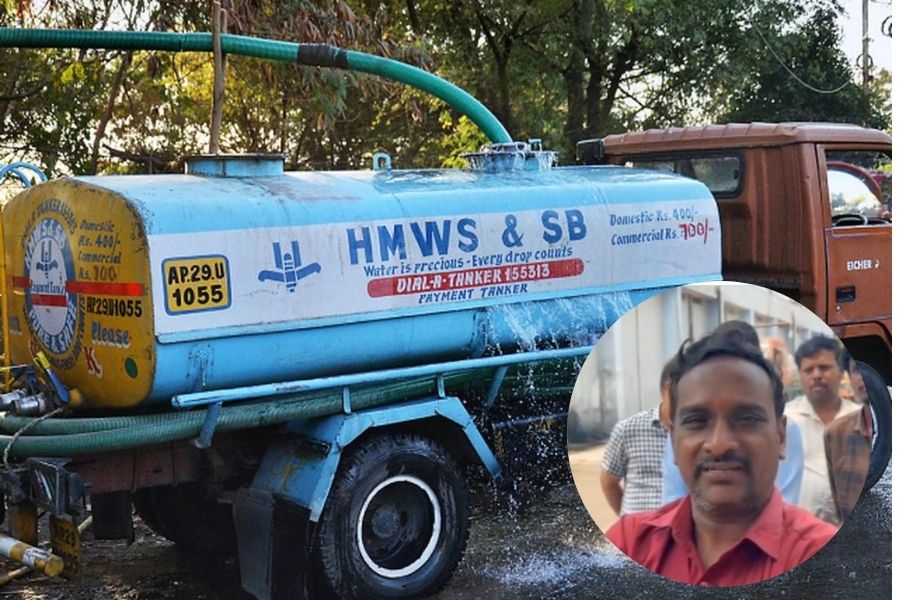 water crisis hyderabad truck drivers