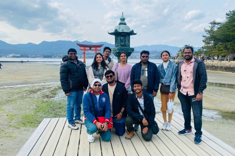 Prof. S. Rajagopal, Head, Department of Plant Science, School of Life Sciences and his group visits japan
