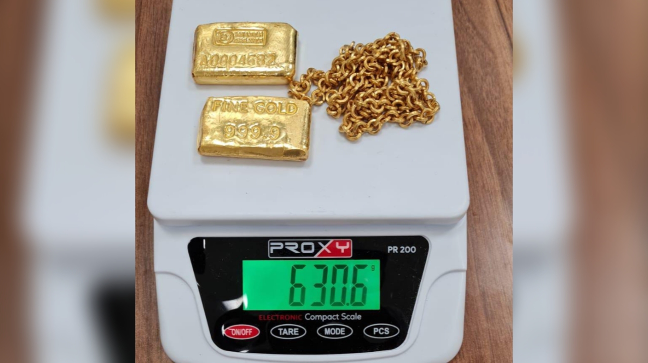 Customs seizes 12 kg Gold