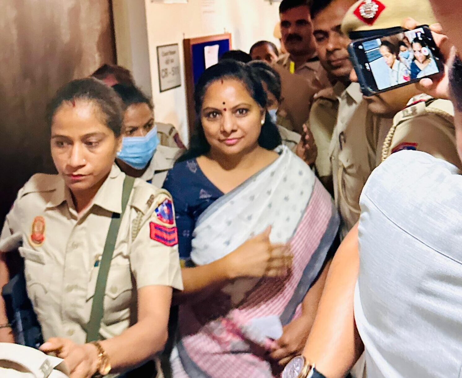 K Kavitha After After Court Extended Juidicial Custody In Delhi Liquor Policy Scam