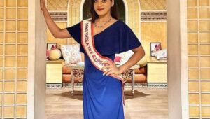 Hyderabadi girl stood as first runner up in Mrs India beauty pageant