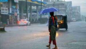 Gachibowli surrounding areas receive rains in Hyderabad