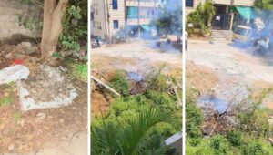Residents resort to burning garbage due to Dammaiguda Municipality’s neglect