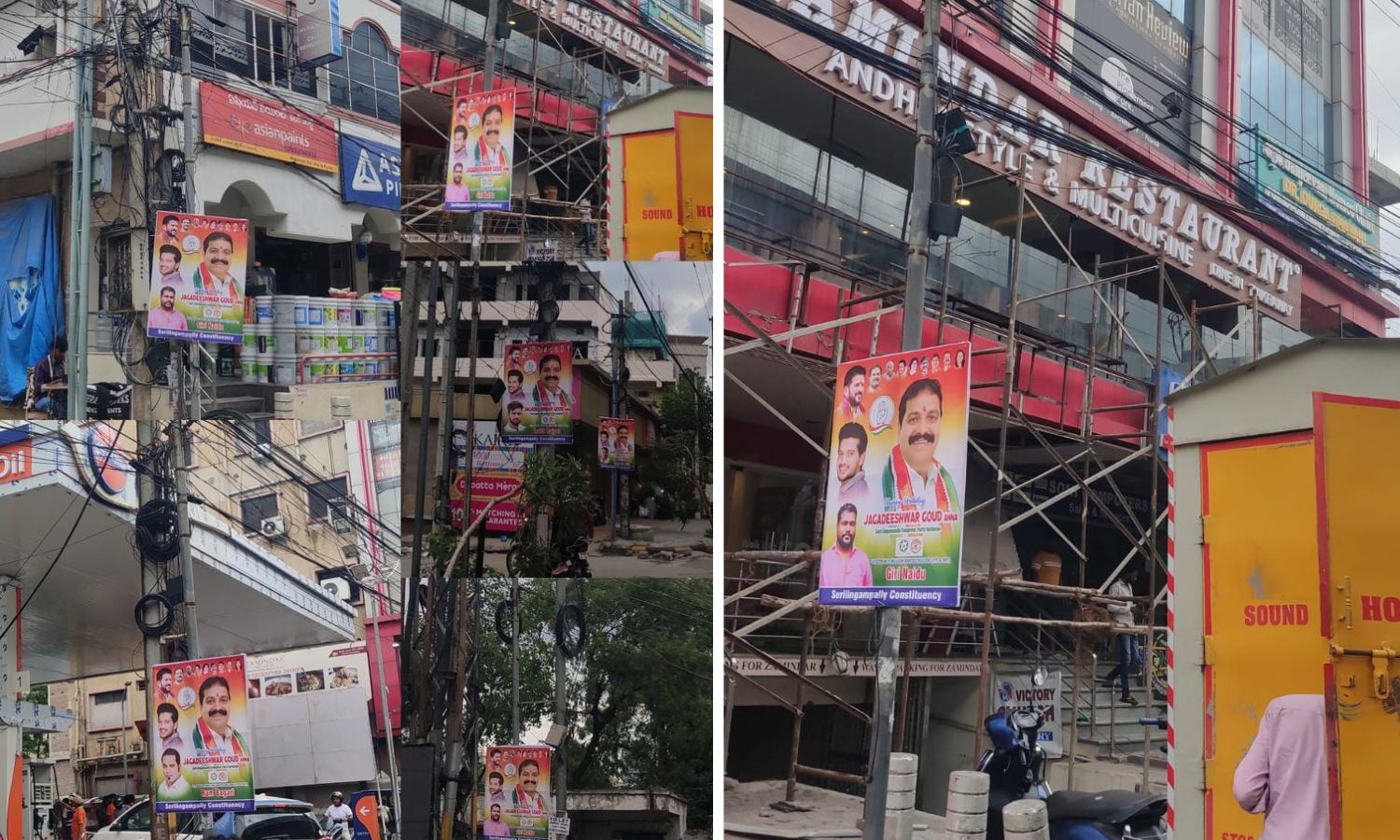 Hyderabad Political Flex Banner