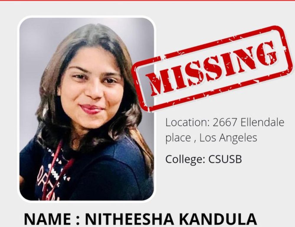 Hyderabad Woman Goes Missing In Los Angeles, California
