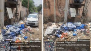 Hygiene concerns surge as garbage piles up around Ayush office in Secunderabad