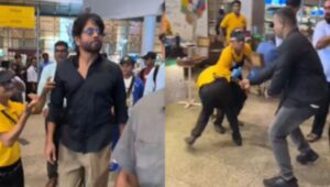 Actor Nagarjuna apologises after his staff pushes away fan at Airport