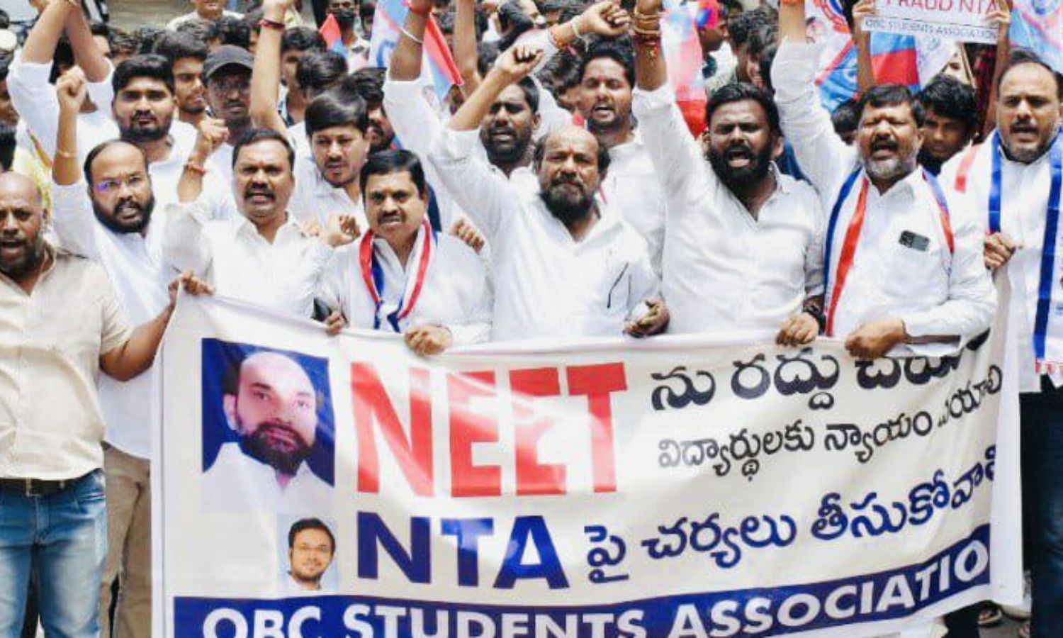 Obc Students Rally Against Neet