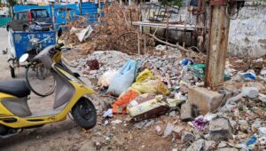 Scientific Colony residents raise concerns over neglected garbage collection point