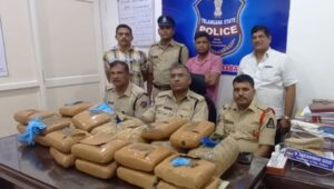 Secunderabad railway police busts a ganja smuggling racket
