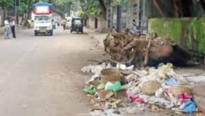 Trash mounts on Rethi Bowli road, residents demand immediate action