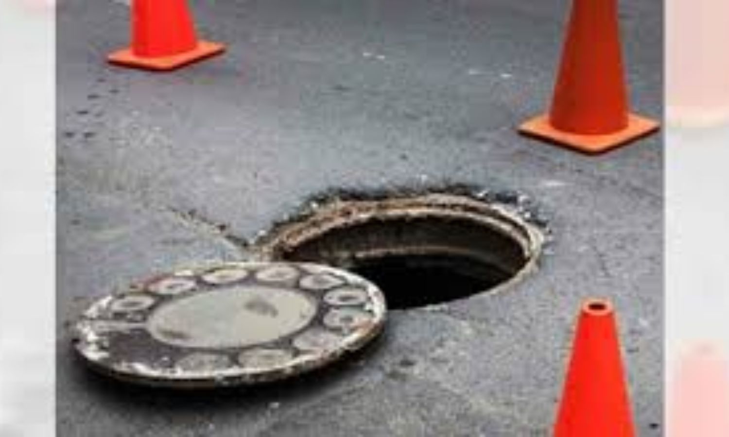 Unauthorized Manhole Opening Warning