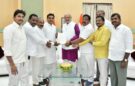 Telangana sarpanches urges state Governor for government aid