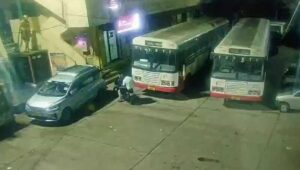 Police hunt for vandals after TGSRTC bus attacked in Uppal