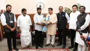 Widen Hyderabad-Vijayawada Highway: CM Revanth to Union Minister Gadkari