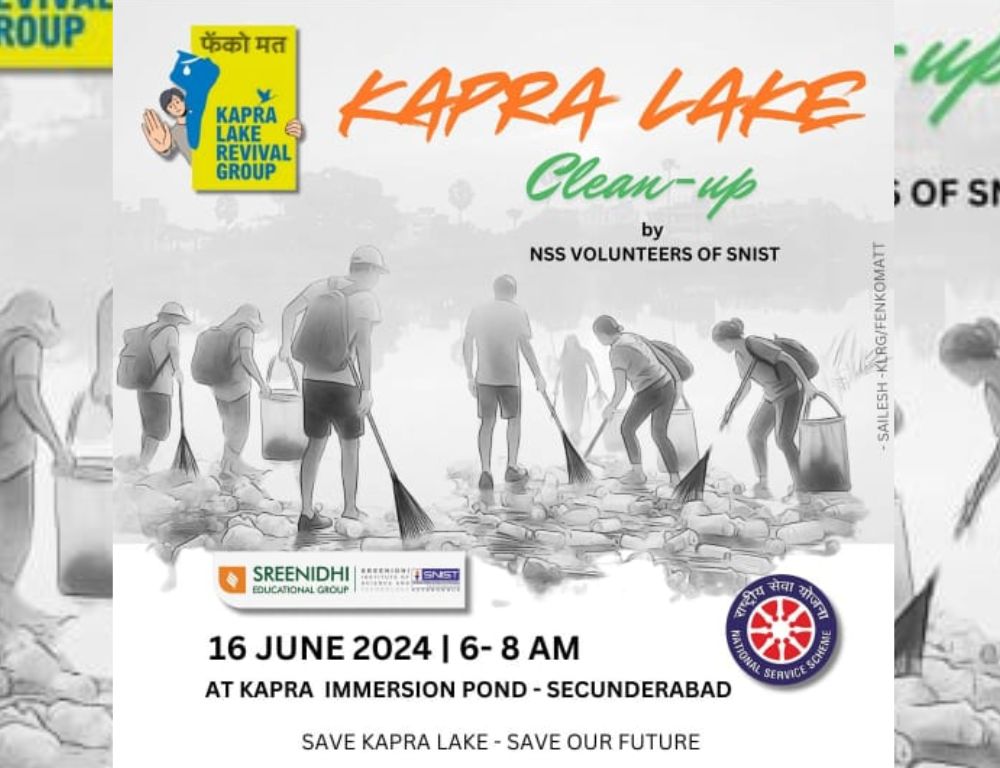 Kapra Lake Cleanup Event June16 2024