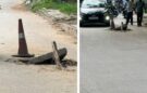Open manhole in Jubilee Hills MLA Colony poses safety threat